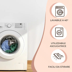 Completo Lenzuola in Cotone Percalle Singolo –  Triangolo - Fuxia