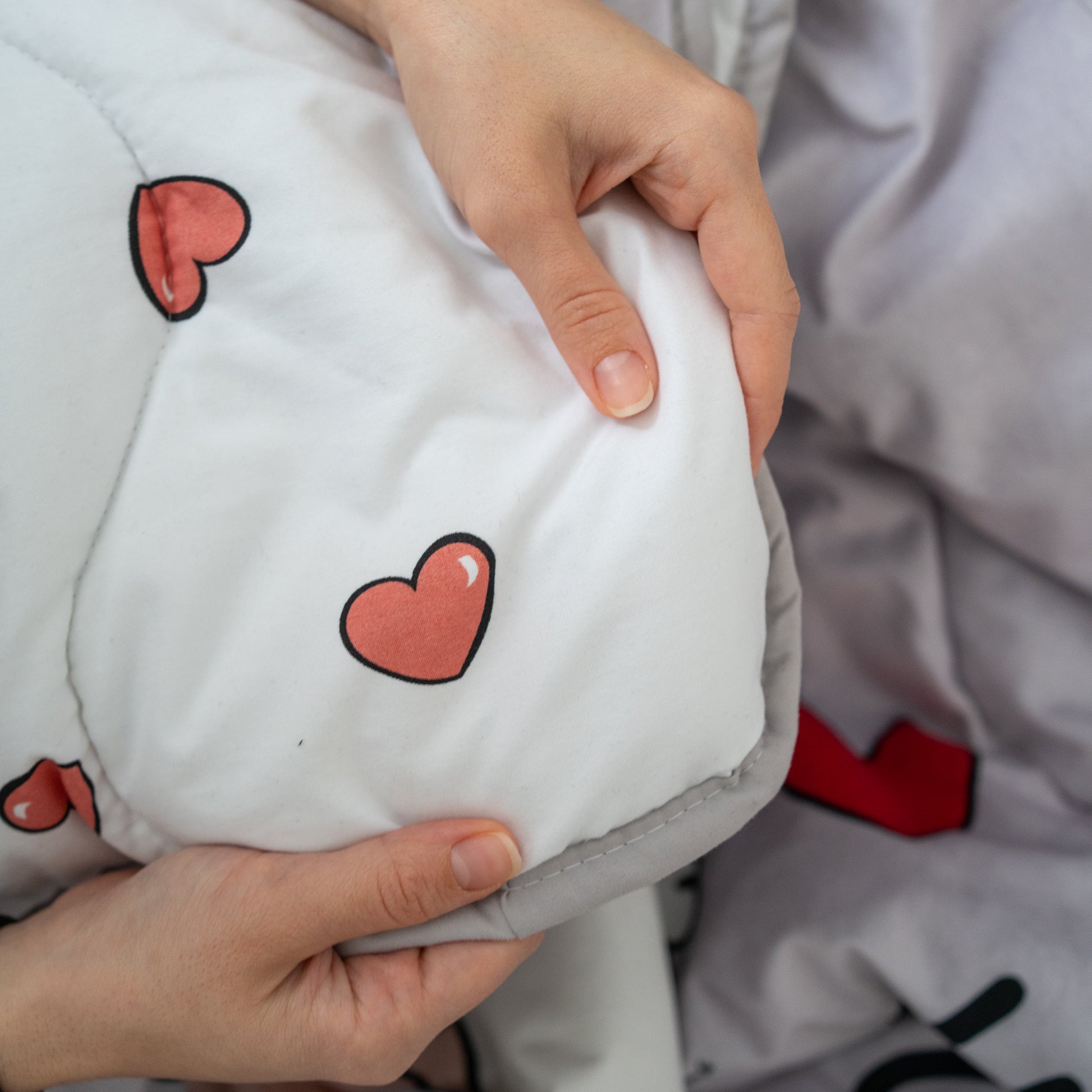 Piumotto Morbido e Caldo - Grigio - AMORE INARRESTABILE