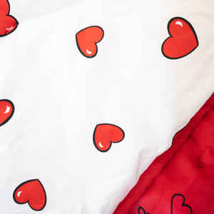 Piumotto Morbido e Caldo - Rosso - TI AMO LETTERALMENTE