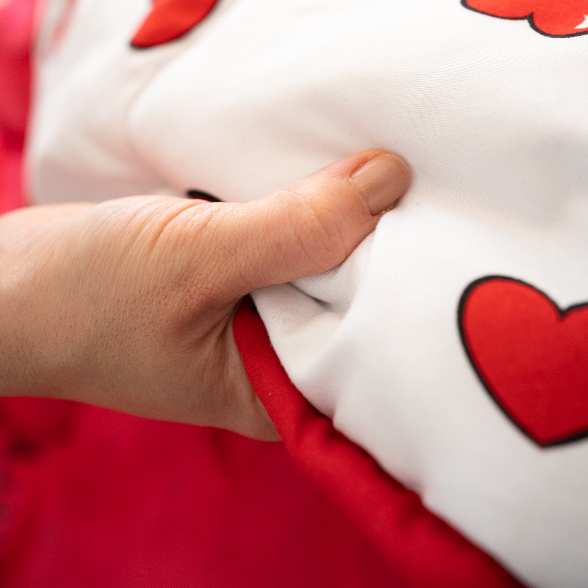 Piumotto Morbido e Caldo - Rosso - TI AMO LETTERALMENTE