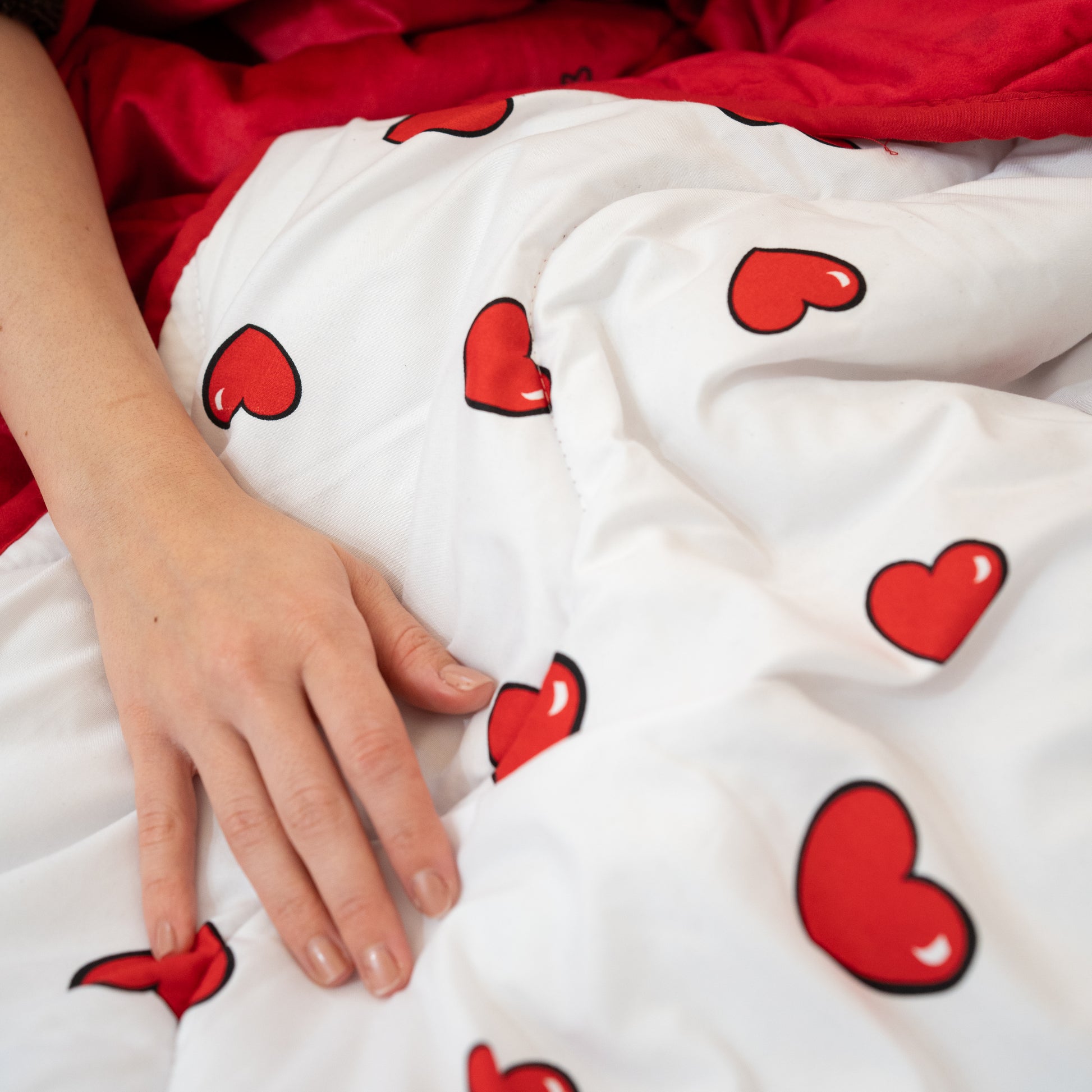 Piumotto Morbido e Caldo - Rosso - TI AMO LETTERALMENTE