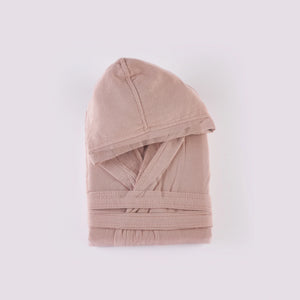 Accappatoio Microspugna Kids con Cappuccio - Puro Cotone