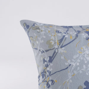 Set Lenzuola Singolo - Flanella di Puro Cotone  - Queen - Avio