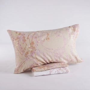 Set Lenzuola Matrimoniali - Flanella di Puro Cotone  - Queen - Oro