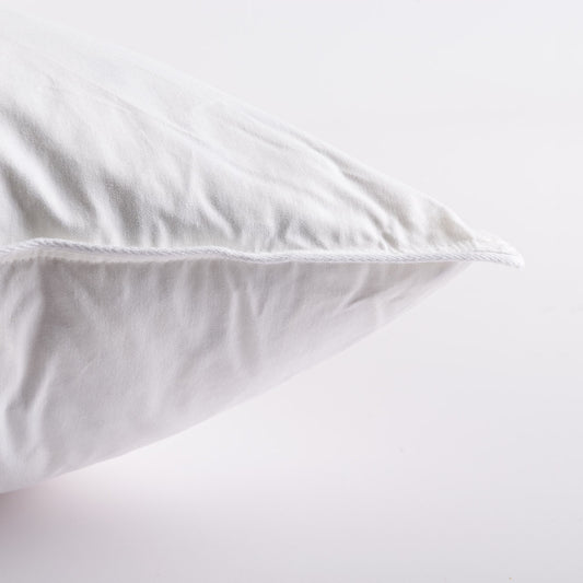 Guanciale Letto - 100% Piuma d'Oca – 50x80cm - 85% Piumetta e 15% Piuma -  Made in Italy-  Rivestimento Cotone 250 Fili