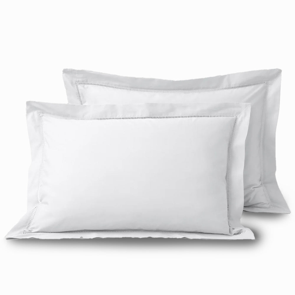 Federe 100% Cotone Made In Italy - Set 2 Pezzi 50x80 Cm, Chiusura A Busta, Tinta Unita - Foto 6