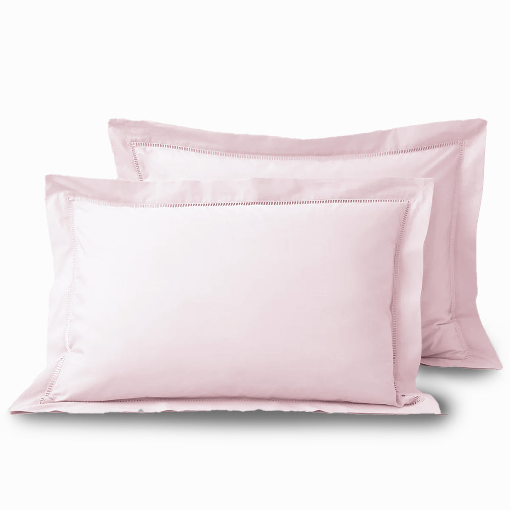 Federe Per Cuscino Russo Tessuti - 52x82cm, Cotone Puro, Tinta Unita Lilla, Coppia - Foto 8